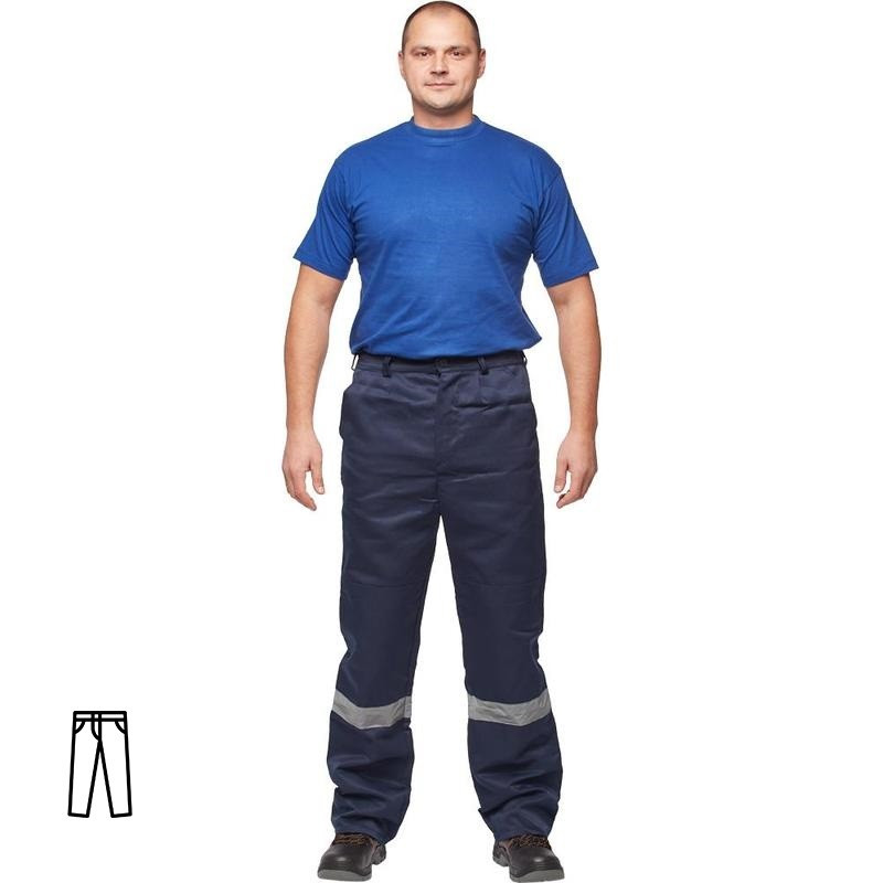 

Брюки рабочие NoBrand 785189-K синий 48-50, 170-176