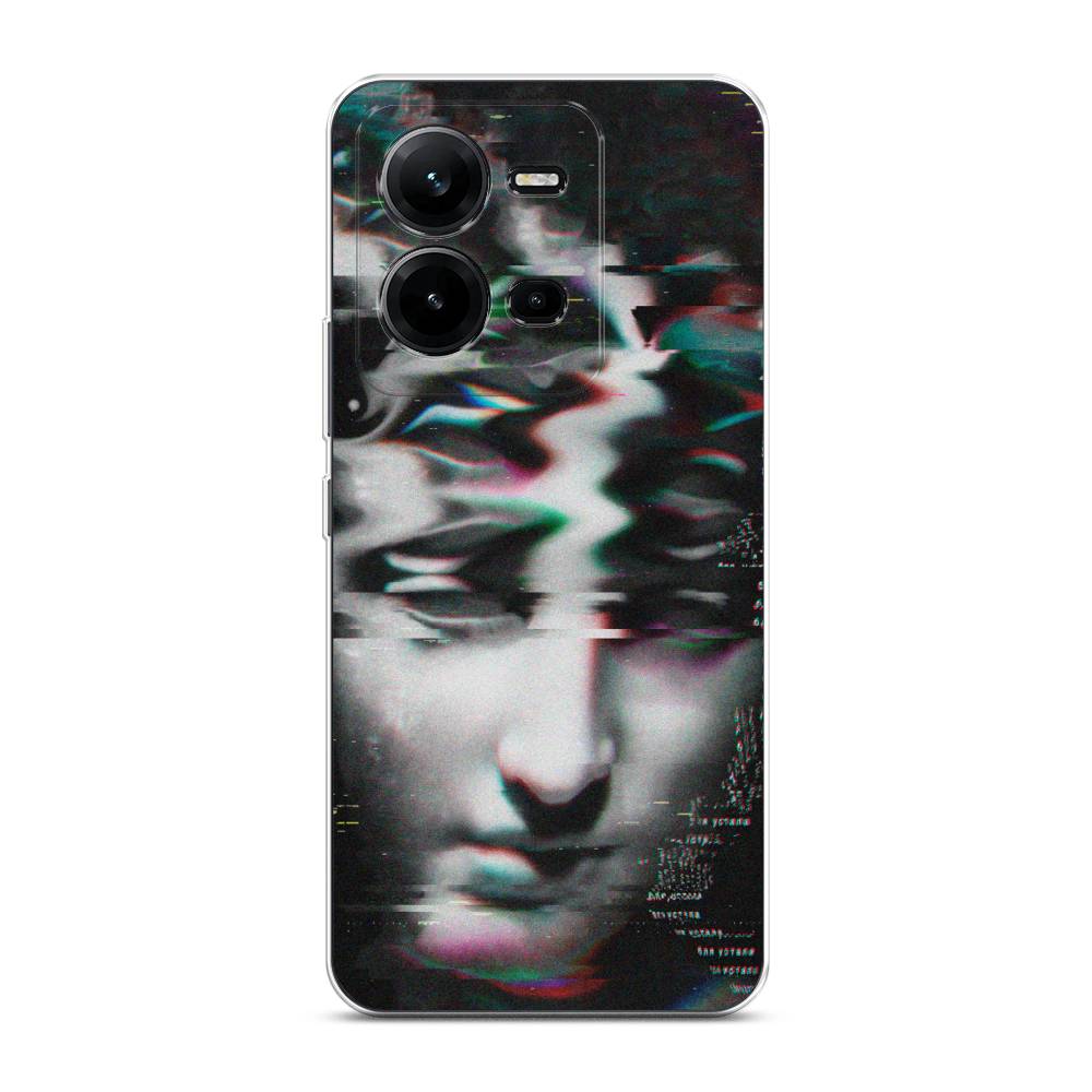 

Чехол Awog на Vivo V25 / Виво V25 "Glitch Art", Серый