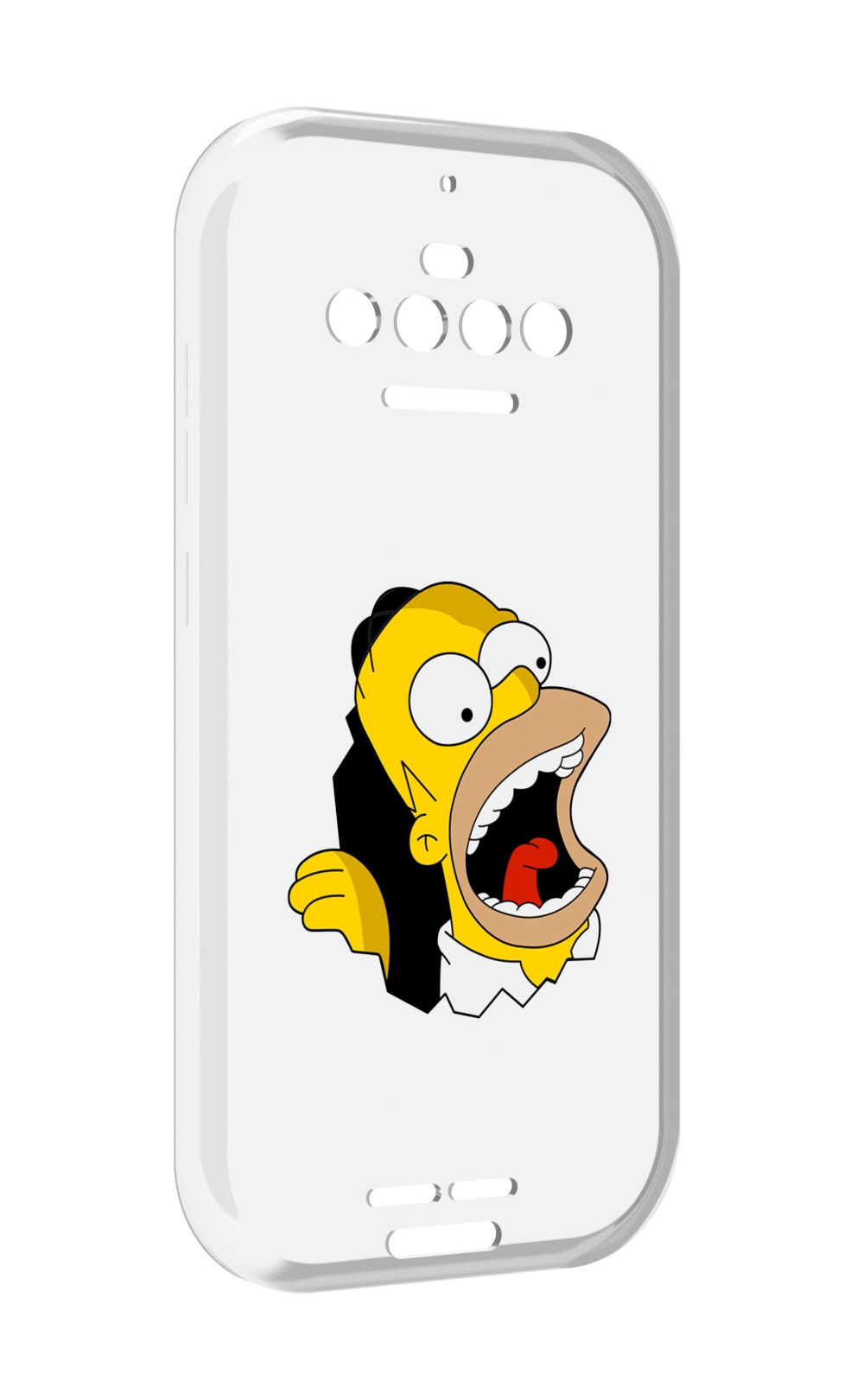 

Чехол MyPads гомер-голодный для Oukitel F150 R2022, Прозрачный, Tocco