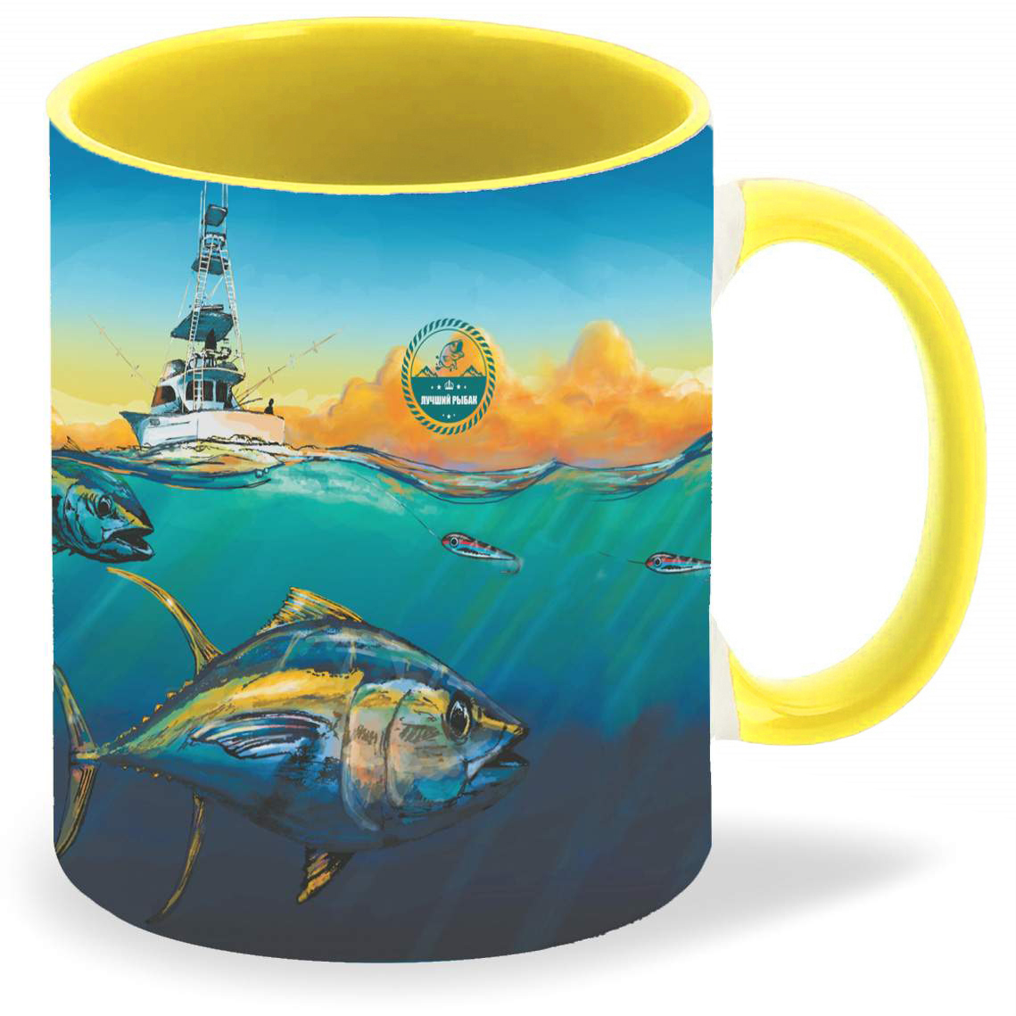 

Кружка CoolPodarok Рыбалка Морерыба