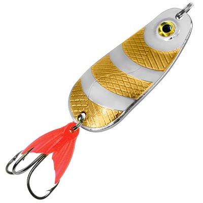 фото Блесна для рыбалки aqua шмель 12,0g цвет 06 (золото, серебро), 1 штука