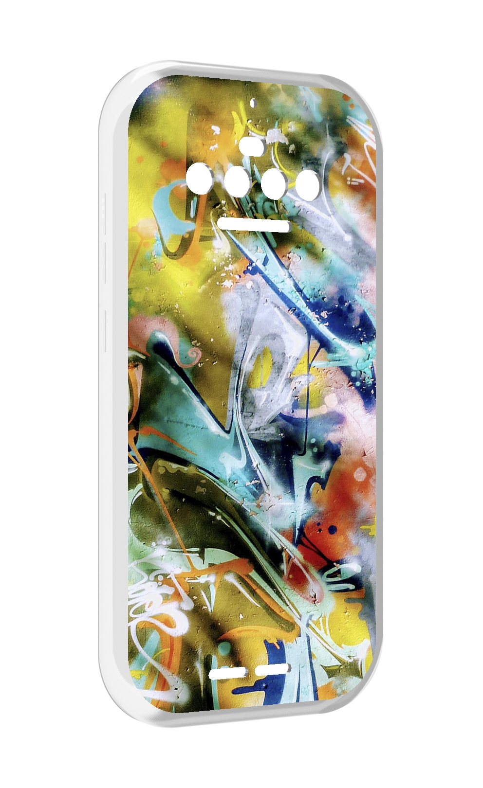 

Чехол MyPads граффити-хаос для Oukitel F150 R2022, Прозрачный, Tocco