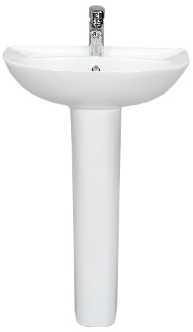 

Sanita luxe Раковина с пьедесталом Sanita luxe Classic luxe, Белый