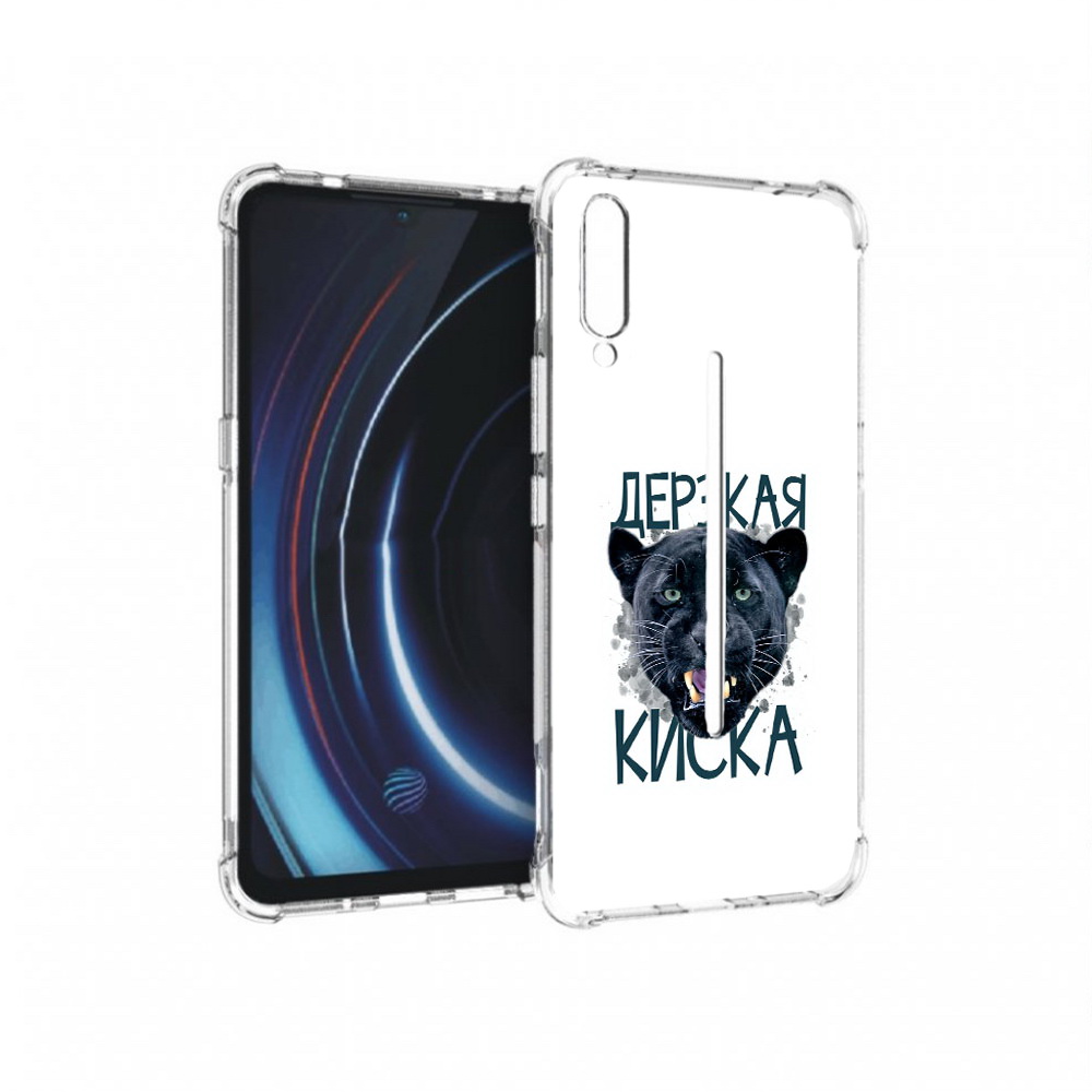 

Чехол MyPads Tocco для Vivo iQOO дерзкая киска (PT226955.389.319), Прозрачный, Tocco