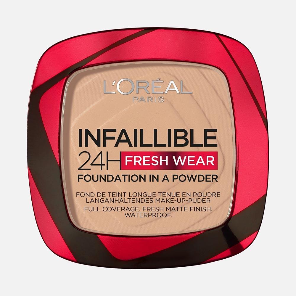 Пудра компактная для лица LOREAL INFAILLIBLE 24H FRESH WEAR тон 130