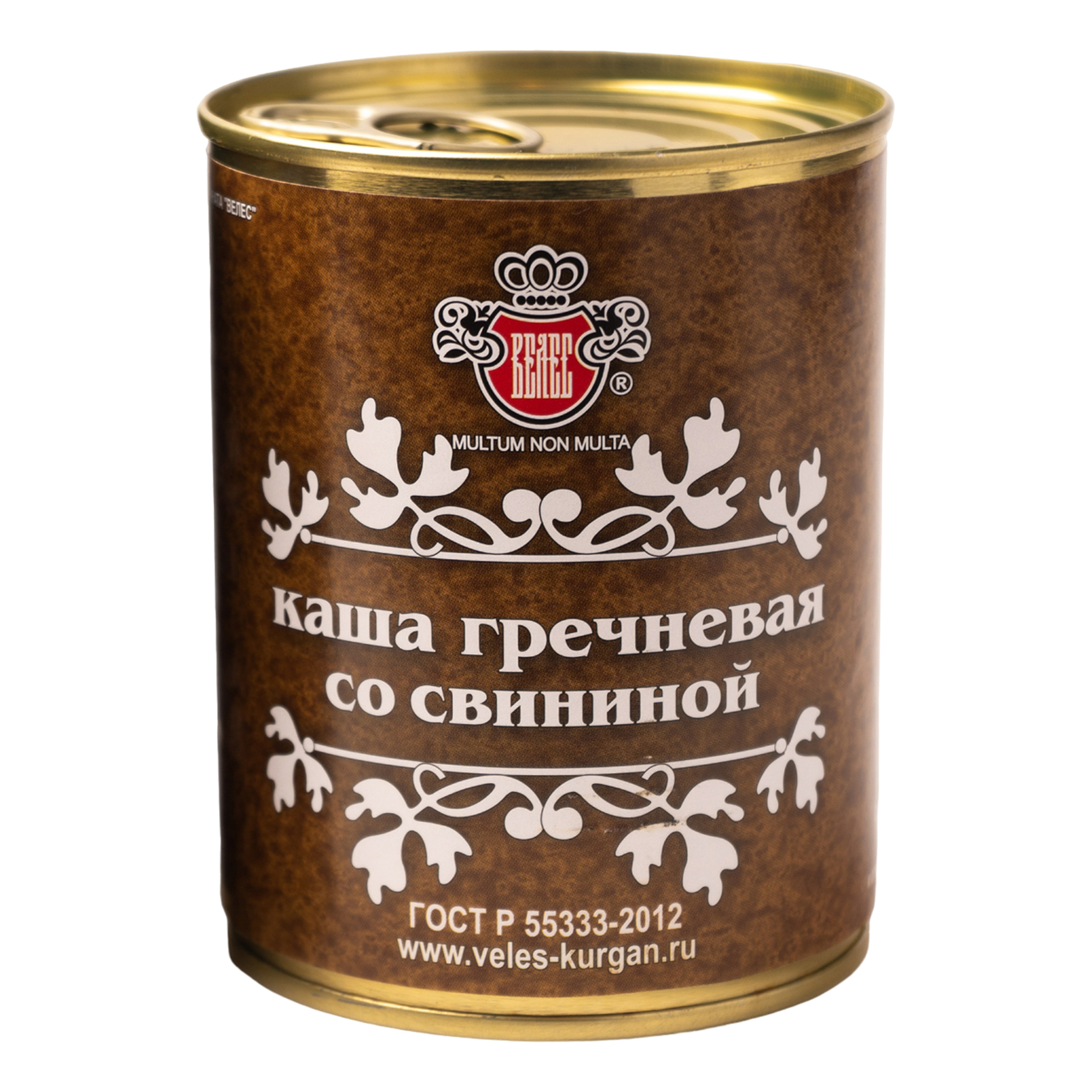 

Каша гречневая Велес со свининой 340 г