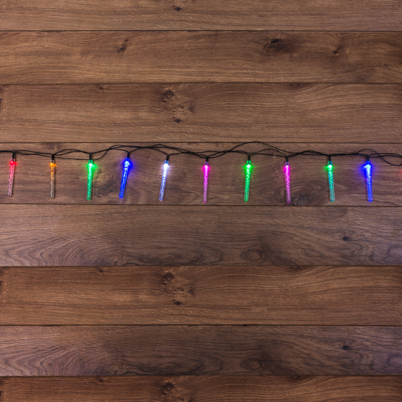 Световая гирлянда новогодняя Neon-Night Палочки с пузырьками 303-037 2 м разноцветный/RGB