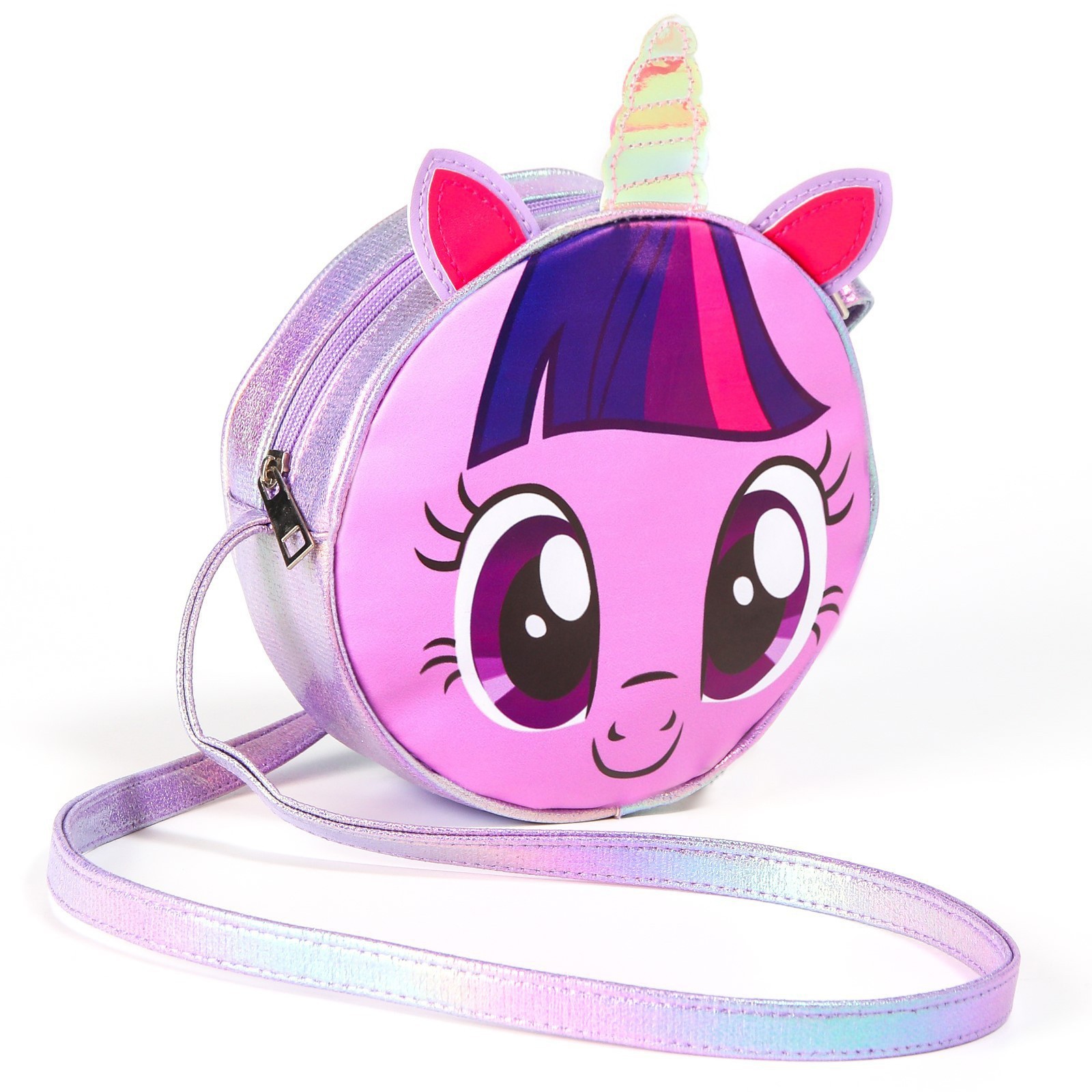

Сумка детская "Искорка. Пони", My little Pony, сиреневая блестящая