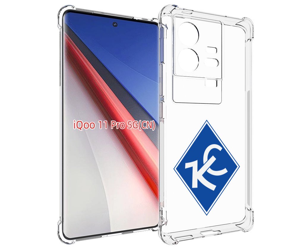 

Чехол бампер MyPads фк крылья советов мужской для Vivo iQOO 11 P..., Прозрачный, Tocco