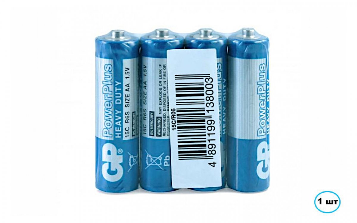 

Батарейки GP PowerPlus R6/4SH АА