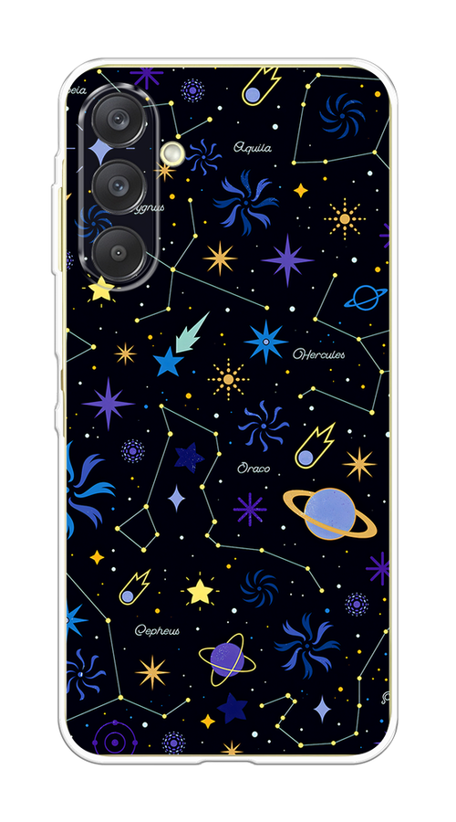 

Чехол на Samsung Galaxy A26 5G Цветной космос, Желтый, 2110750-1