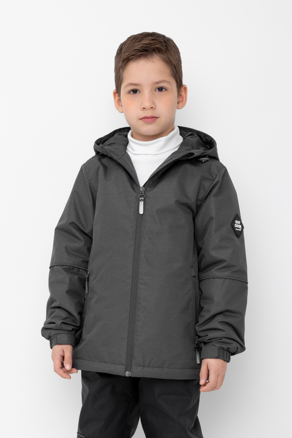 

Куртка детская CROCKID 2B JKT 013.1, черный песок, 128, 2B JKT 013.1