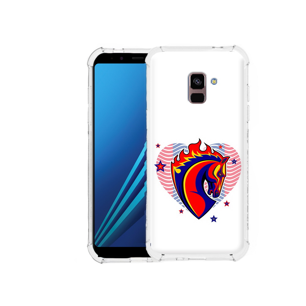

Чехол MyPads Tocco для Samsung Galaxy A8 Plus ФК ЦСЛ Лошадь (PT119249.593.180), Tocco