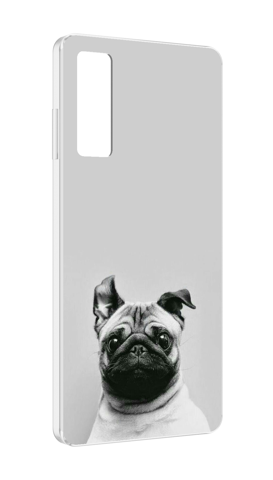 

Чехол MyPads мопс для TCL 20 5G, Прозрачный, Tocco