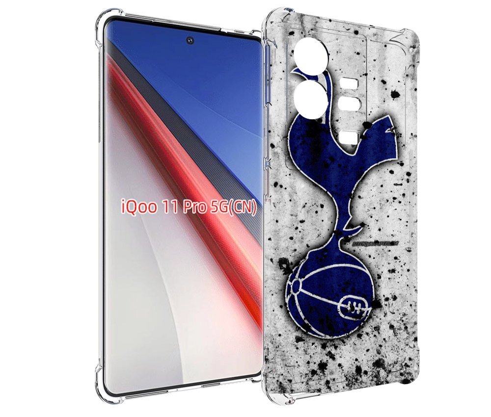 

Чехол бампер MyPads фк тоттенхэм лондон для Vivo iQOO 11 Pro про..., Прозрачный, Tocco