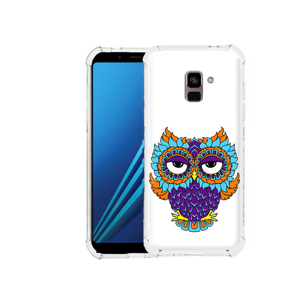 

Чехол MyPads Tocco для Samsung Galaxy A8 Plus Цветная сова (PT119249.593.198), Tocco