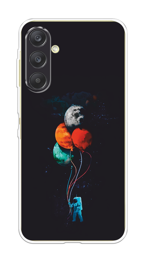 

Чехол на Samsung Galaxy A26 5G Космонавт с шариками, Разноцветный, 2110750-1