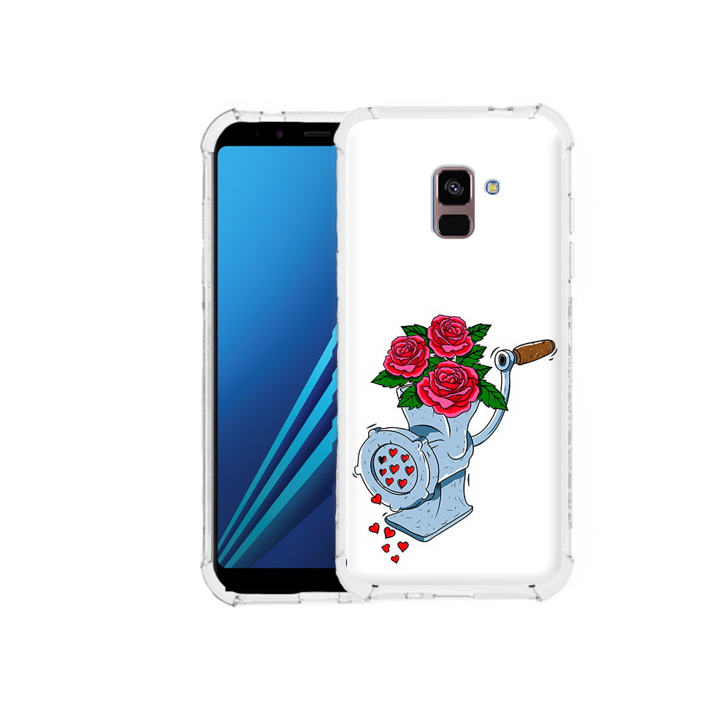 

Чехол MyPads Tocco для Samsung Galaxy A8 Plus Цветочные сердца (PT119249.593.199), Tocco