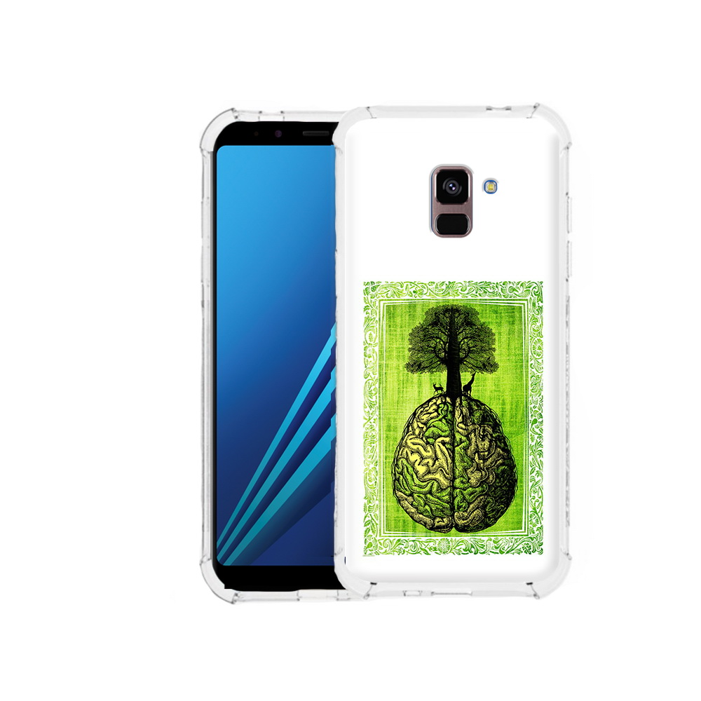 

Чехол MyPads Tocco для Samsung Galaxy A8 Plus абстракция здоровый мозг (PT119249.593.211), Tocco