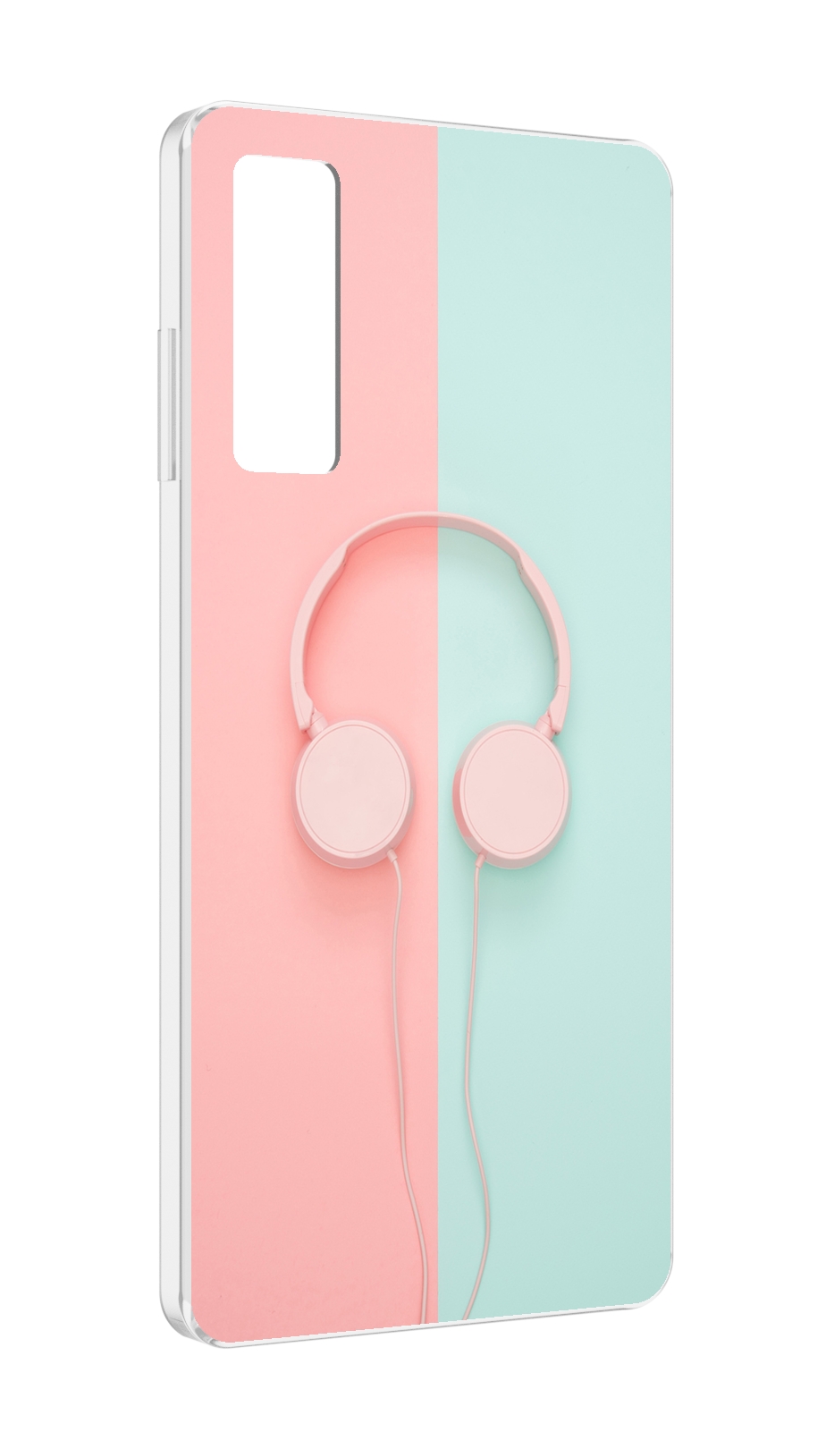 

Чехол MyPads наушники-минимализм для TCL 20 5G, Прозрачный, Tocco