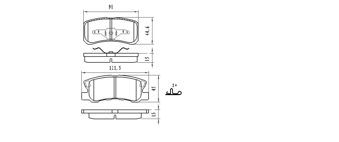 

Колодки дисковые задние \ Mitsubishi Pajero/Montero 1.8GDi/3.2Di/3.5GDi 9 WINKOD W280322BP