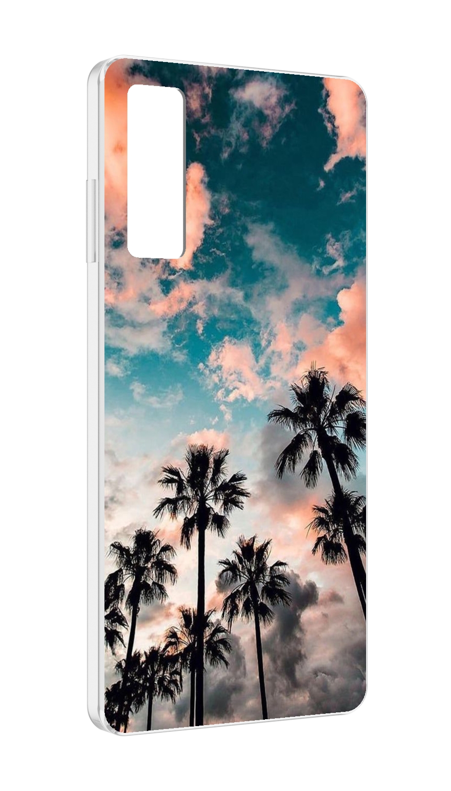 

Чехол MyPads небо-с-пальмами для TCL 20 5G, Прозрачный, Tocco