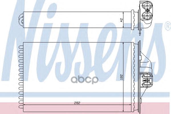 

Радиатор Отопителя Nissens 70975