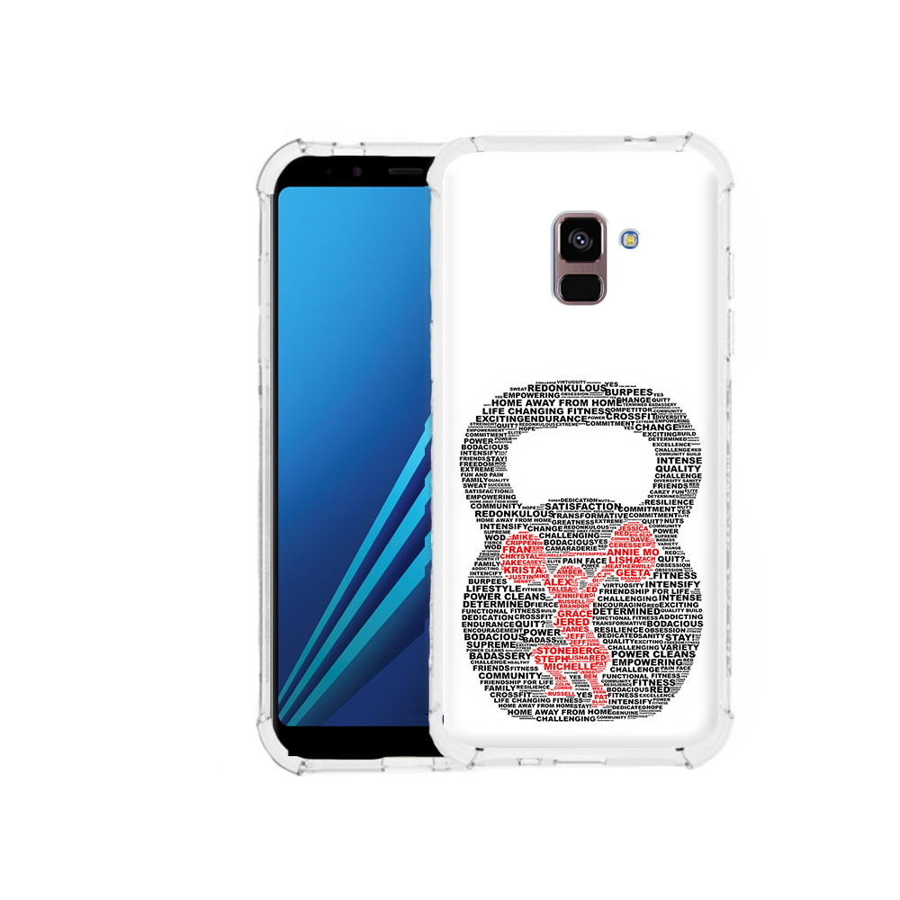 

Чехол MyPads Tocco для Samsung Galaxy A8 Plus бодибилдинг гиря из слов (PT119249.593.232), Tocco