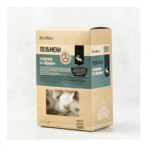 

Пельмени ВкусВилл Северные из оленины 500 г