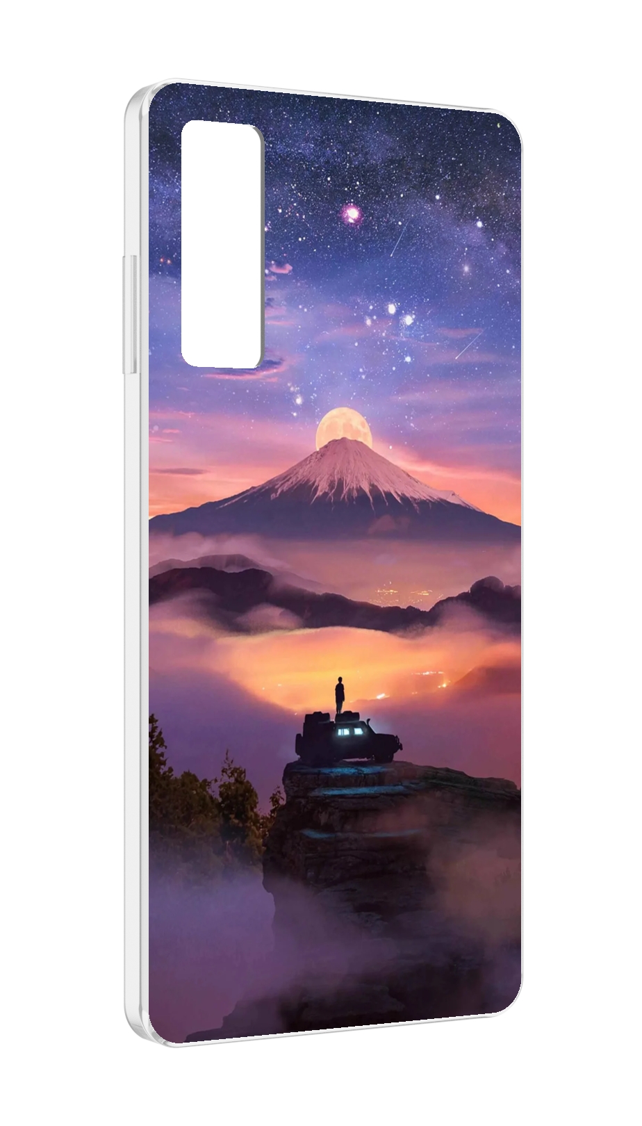 

Чехол MyPads ночь-в-горах для TCL 20 5G, Прозрачный, Tocco