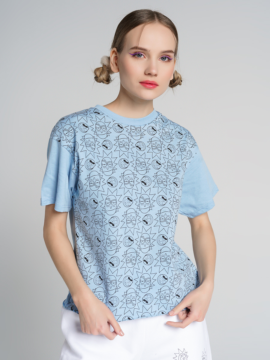 

Футболка женская ТВОЕ 84034 цв. голубой р.XL, 84034
