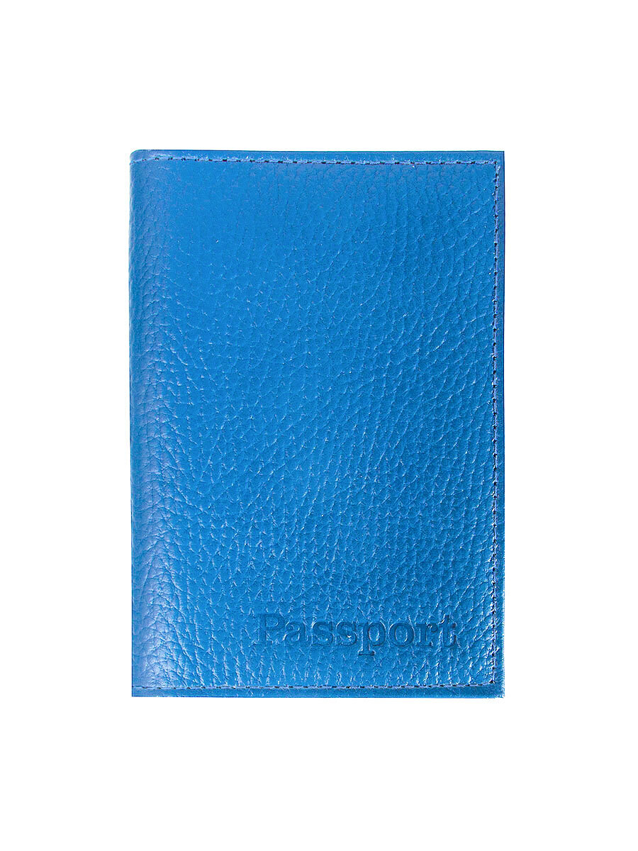 Обложка для паспорта унисекс Rich Line ПГ41 королевский-синий