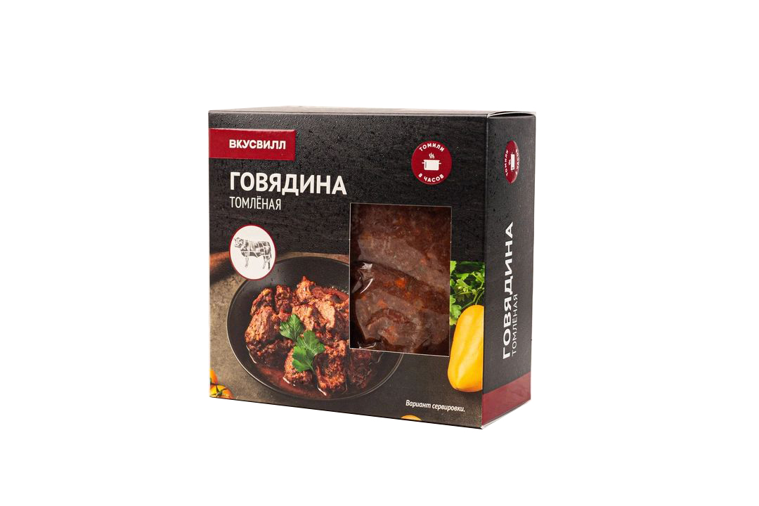 

Говядина ВкусВилл томленая 450 г