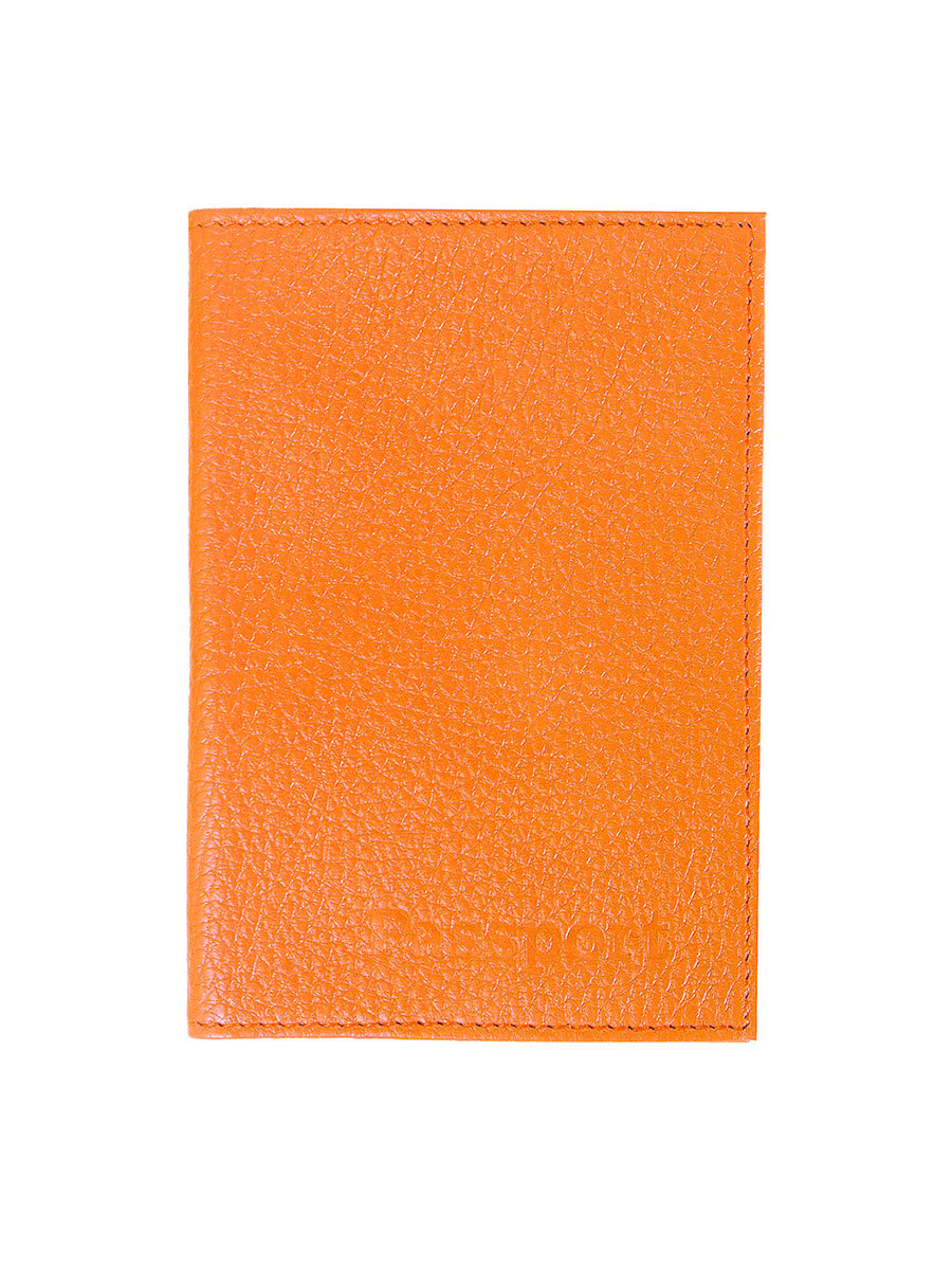 Обложка для паспорта унисекс Rich Line ПГ41 оранжевая