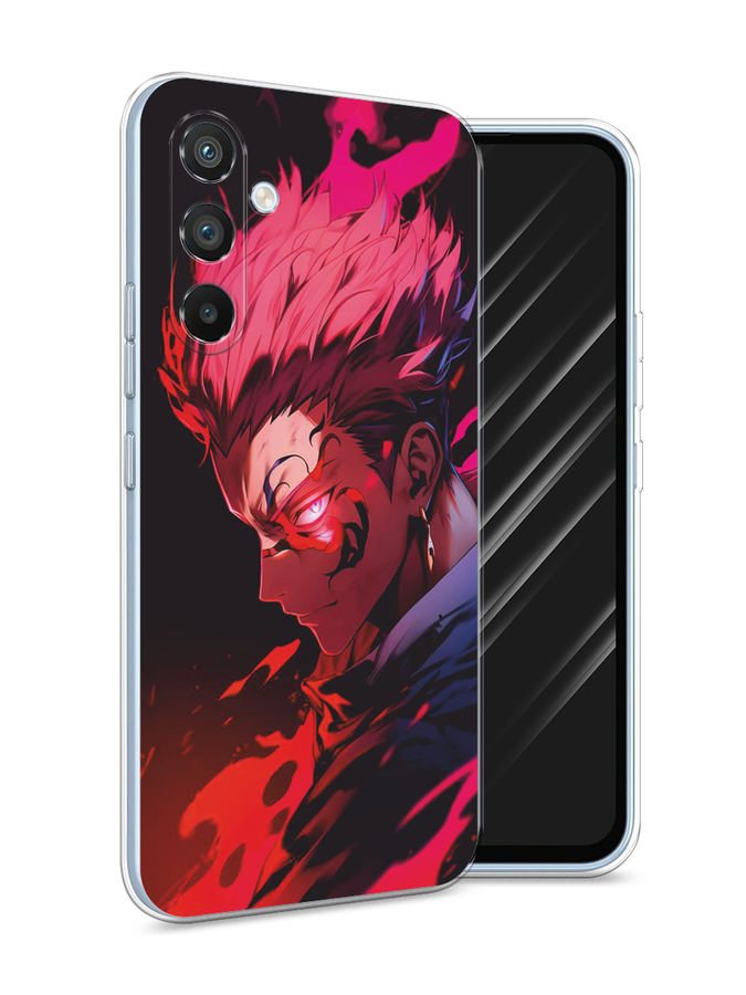 

Чехол Awog на Samsung Galaxy A54 "Взгляд Сукуны", Розовый;красный;черный, 2107750-1