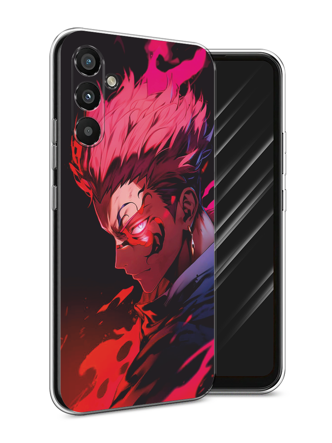

Чехол Awog на Samsung Galaxy A34 "Взгляд Сукуны", Розовый;красный;черный, 2107850-1