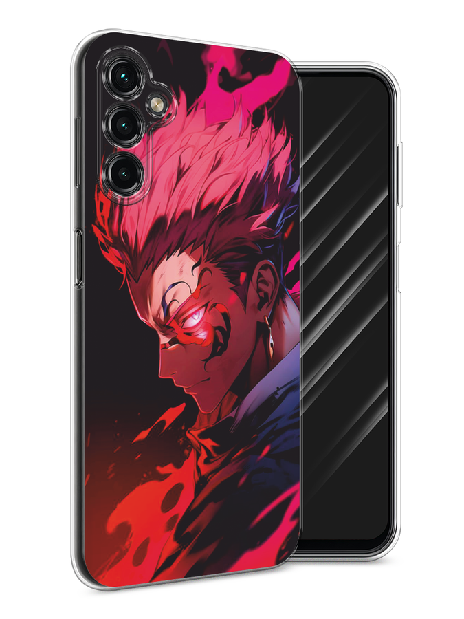 

Чехол Awog на Samsung Galaxy A14 4G "Взгляд Сукуны", Розовый;красный;черный, 2107950-1
