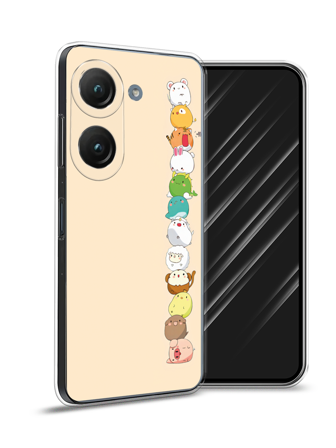 

Чехол Awog на Asus ZenFone 9 "Питомцы Чиби", Желтый, 44950-2