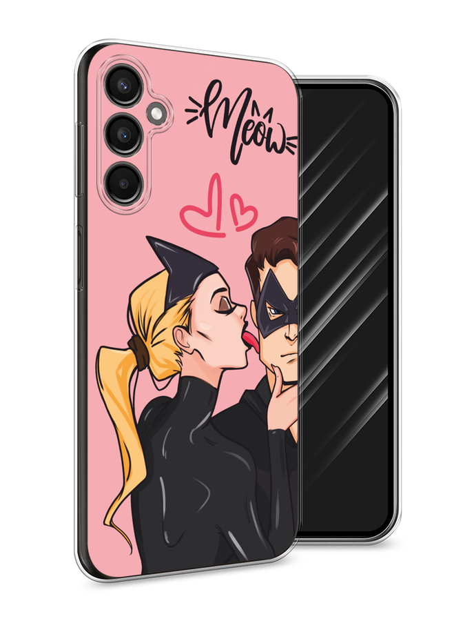 

Чехол Awog на Samsung Galaxy A24 "Kiss of Cat Woman", Розовый;черный;бежевый, 2108050-1