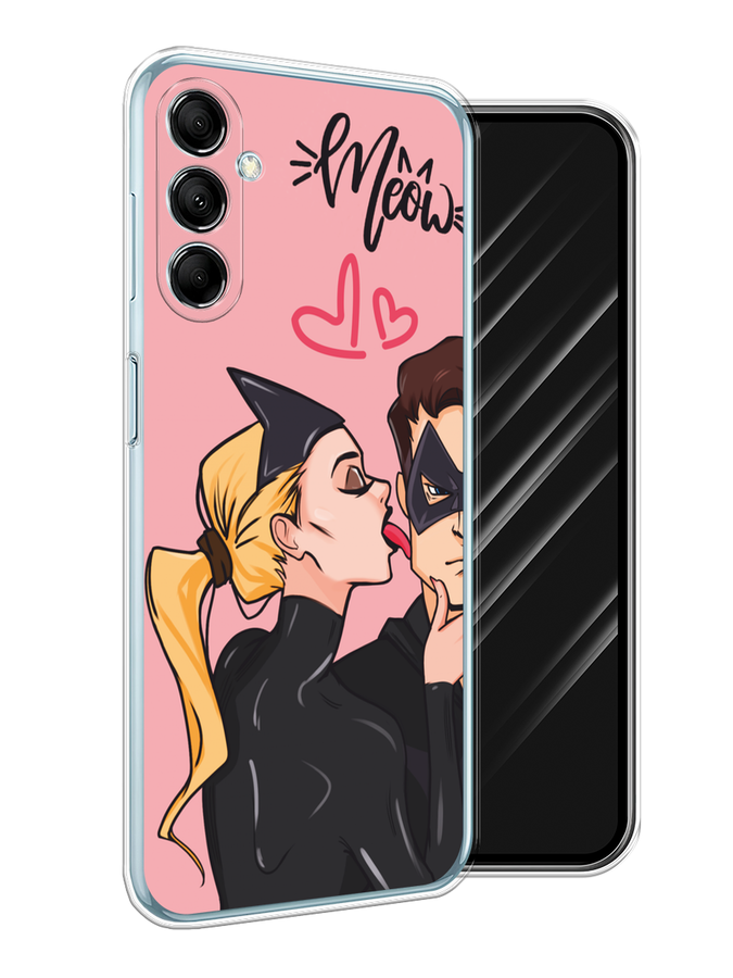 

Чехол Awog на Samsung Galaxy M14 5G "Kiss of Cat Woman", Розовый;черный;бежевый, 2108150-1