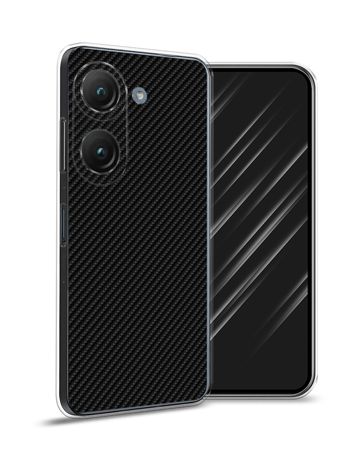 

Чехол Awog на Asus ZenFone 9 "Черный карбон", 44950-3