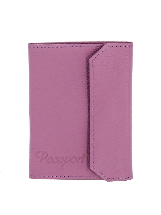фото Обложка для паспорта унисекс rich line пг44(с) фиолетовая