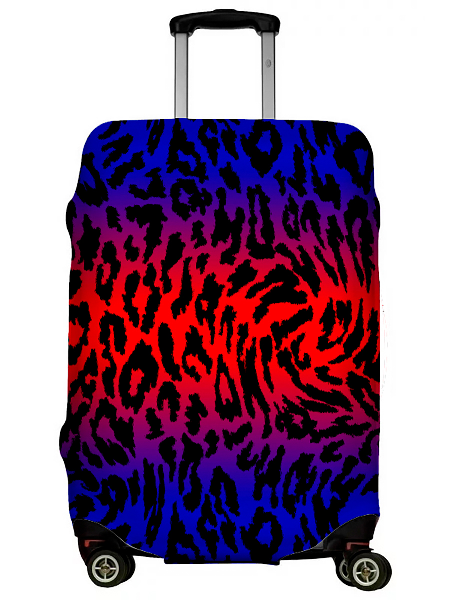 фото Чехол для чемодана lejoy lj-case-322 разноцветный леопард s