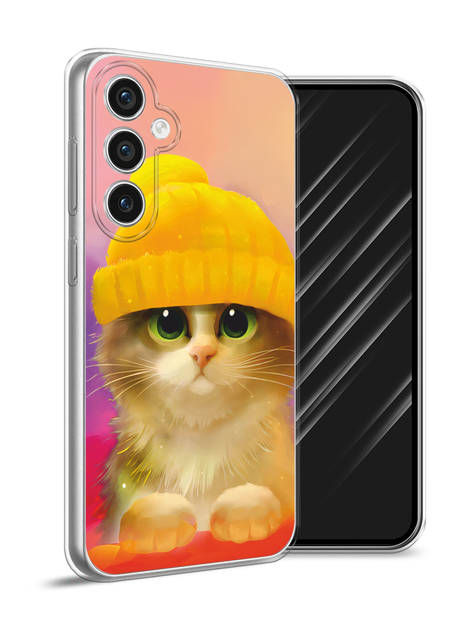 

Чехол Awog на Samsung Galaxy S23 FE 5G "Котенок в желтой шапке", Желтый, 2108450-1