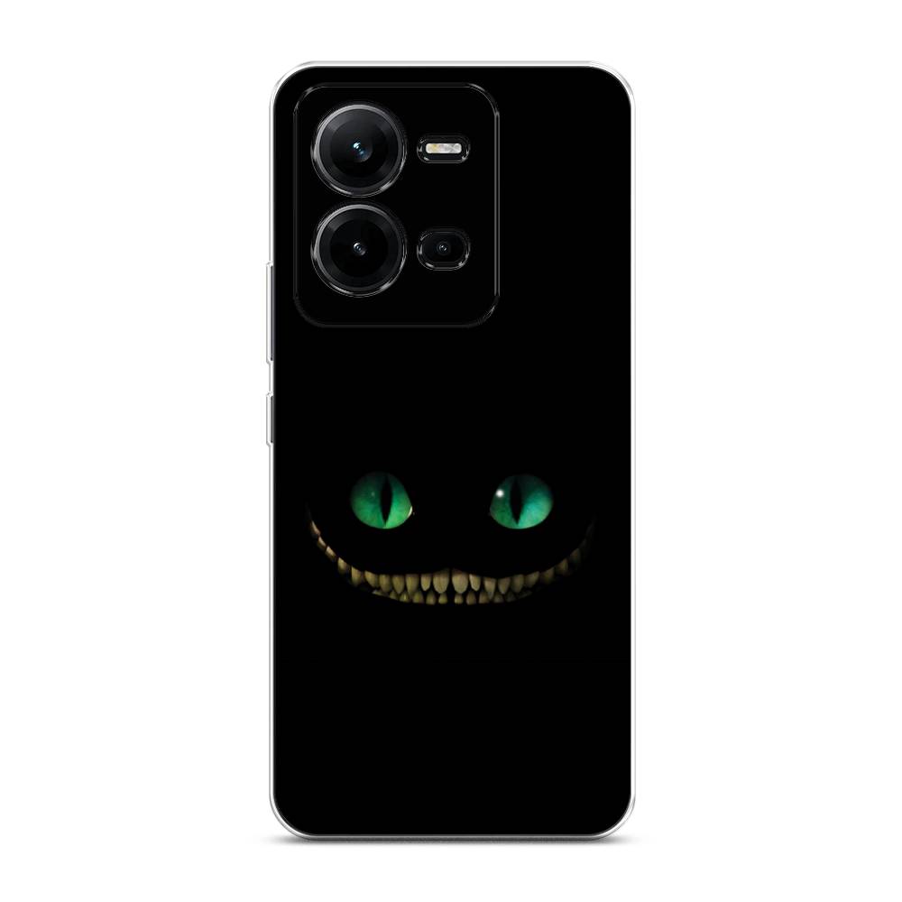

Чехол Awog "Зеленоглазый чеширский кот" на Vivo V25 / Виво V25, Черный