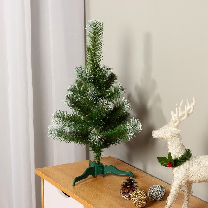 

Ёлка искусственная настольная Рождественская белоснежная 45 см