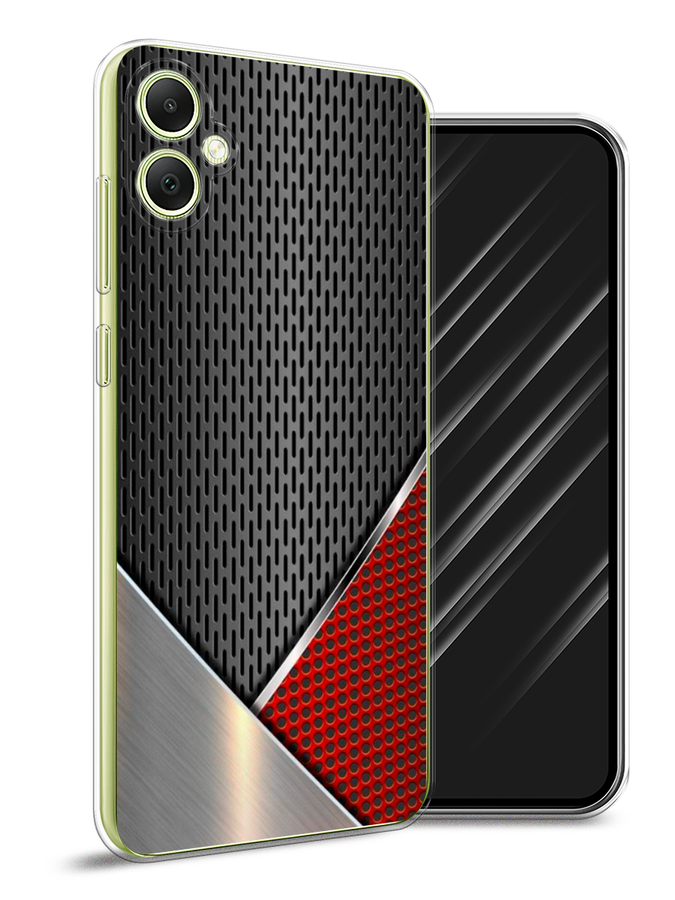 

Чехол Awog на Samsung Galaxy A05 "Стальной металл", Черный;красный;серебристый, 2108750-1