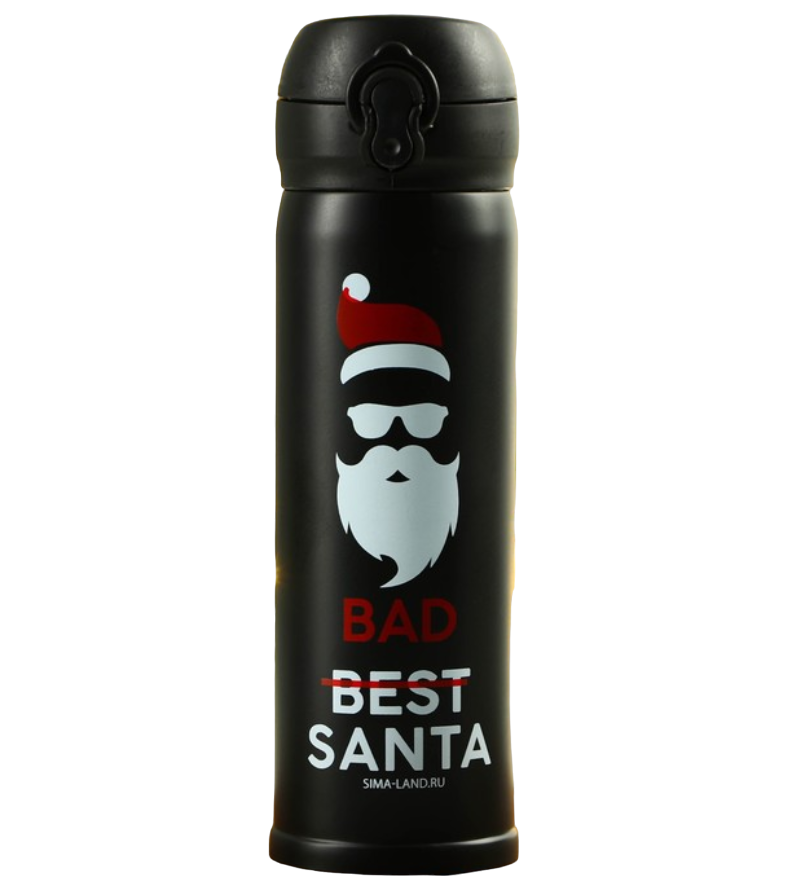 

Термос «Bad santa» черный, 500 мл, Bad Santa