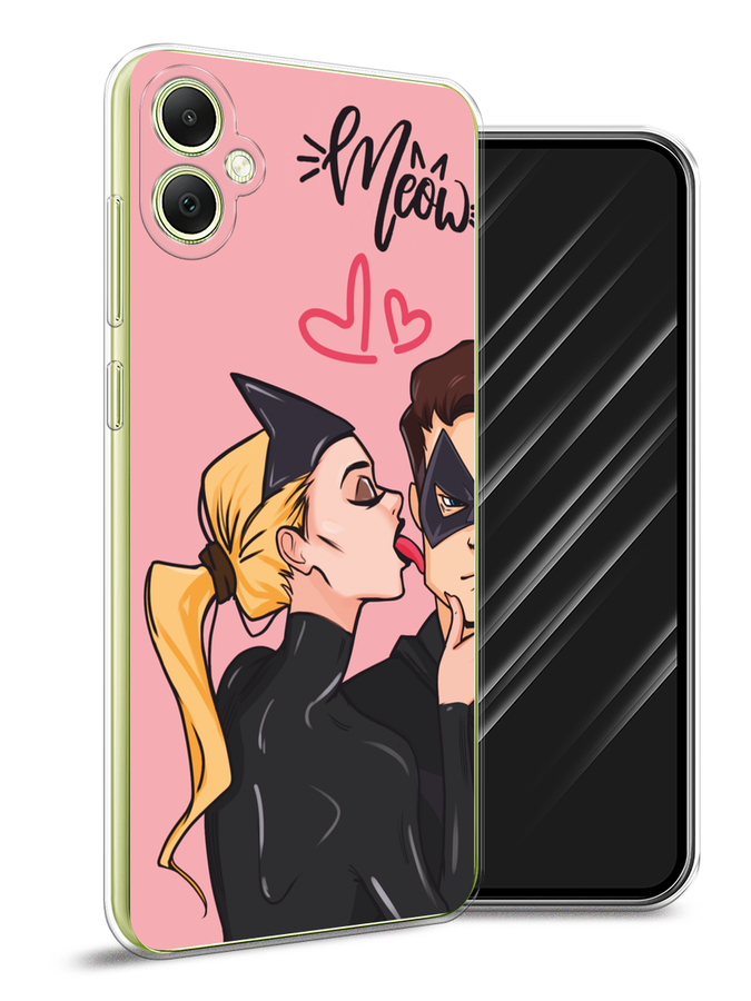 

Чехол Awog на Samsung Galaxy A05 "Kiss of Cat Woman", Розовый;черный;бежевый, 2108750-1