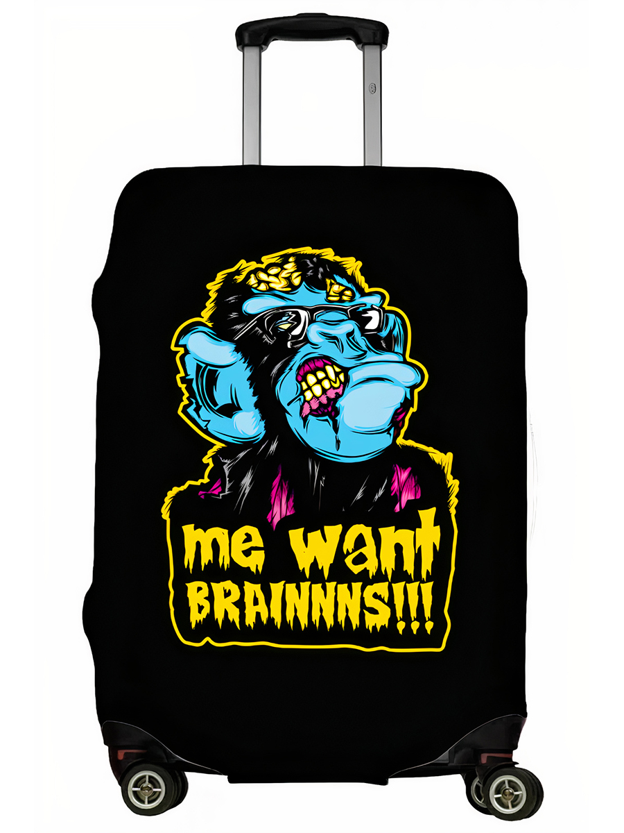 фото Чехол для чемодана lejoy lj-case-345 me want brains s